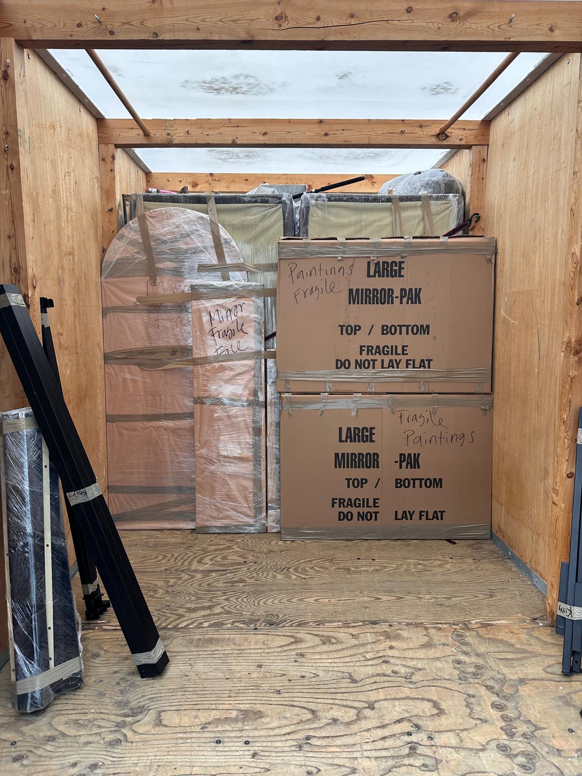 Services 4 Movers loading a U-Haul moving truck